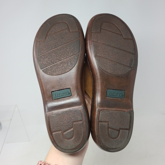 Born Womens Brown Nubuck Suede Slides Sz 8 EU 39 P - Picture 5 of 6